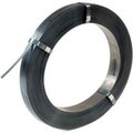 Pac Strapping Products Pac Strapping Steel Strapping Coil, 2940'L x 1/2"W x 0.020" Thick, Black, 1 Pack 1/2X.020 ST-VS